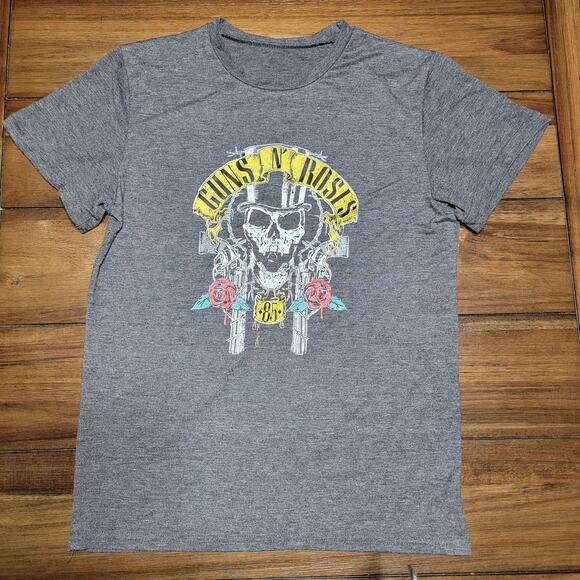 Guns N' Roses Dark Grey Unisex Tee "85" - Size Small - Picture 1 of 5